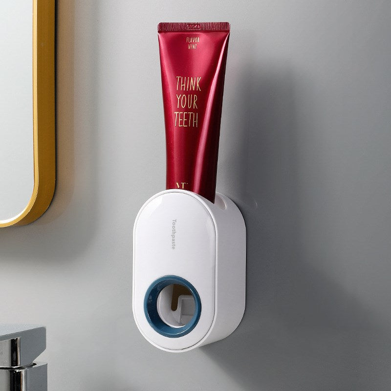 Dispositivo exprimidor automático de pasta de dientes sin perforación y sin espejo